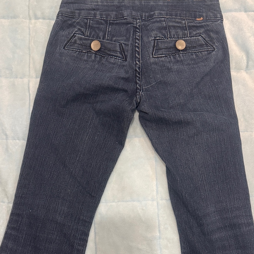 Zanadi Black Flare Women's Jeans - Picture 4 of 4
